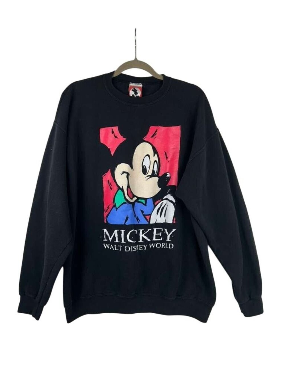 Vintage The Walt Disney Company Unisex XXL Mickey Mouse Sweatshirt Black USA